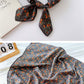 Cotton and linen small square scarf silk scarf women's spring, autumn and summer fashion versatile decorative four-season scarf with neck protection scarf