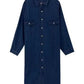 Fashion Long Sleeve Shirt Denim Dress