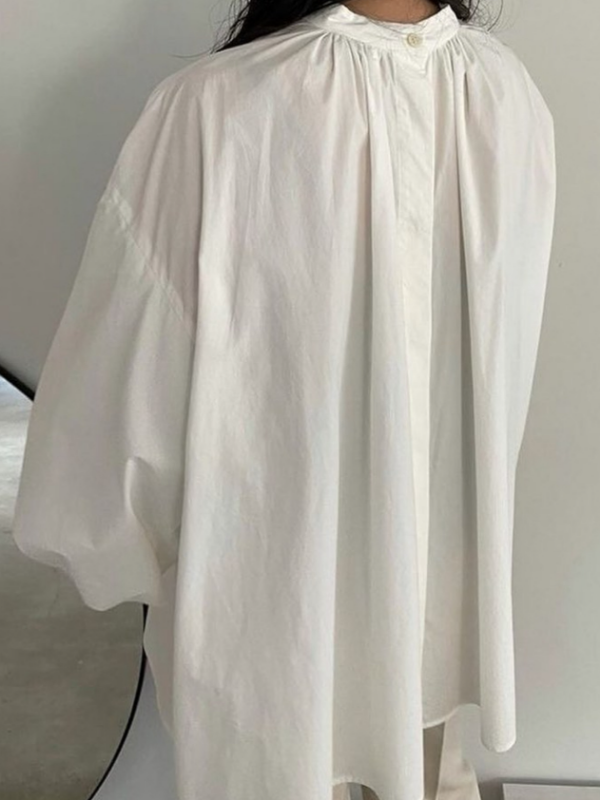 Vintage Puff Sleeve Shirt Top