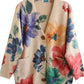 Retro printed long sleeve sweater