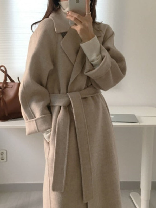 Loose French Style Slouchy Woolen Jacket