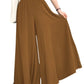 Loose Plus Size Elastic Waist Wide Leg Pants