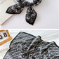 Cotton and linen small square scarf silk scarf women's spring, autumn and summer fashion versatile decorative four-season scarf with neck protection scarf