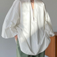 Vintage Puff Sleeve Shirt Top