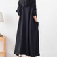 Loose Batman Sleeve Knitted Hooded Dress