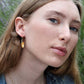Round Geometric Spiral Earrings