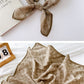 Cotton and linen small square scarf silk scarf women's spring, autumn and summer fashion versatile decorative four-season scarf with neck protection scarf