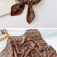 Cotton and linen small square scarf silk scarf women's spring, autumn and summer fashion versatile decorative four-season scarf with neck protection scarf