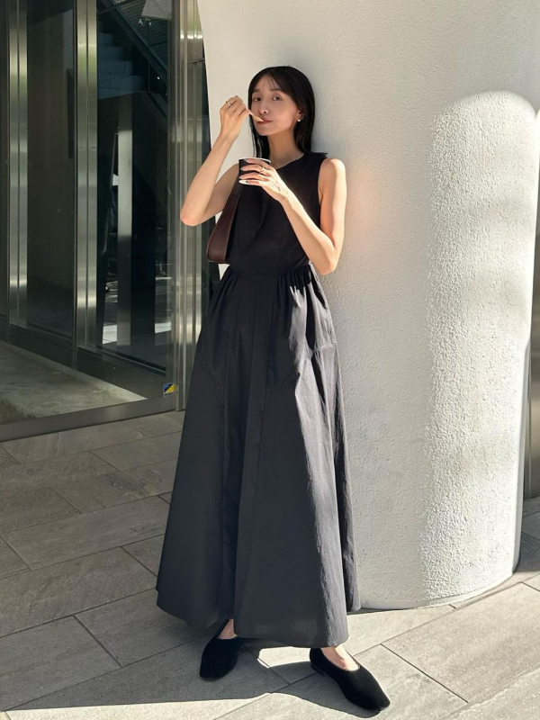 japanese style black dress Traditional Japanese Black Dress 'Hangaku' Black / XL
