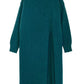 Knitted Slit Sweater Dress