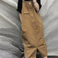 Retro Loose Mid Length Suspender Dress