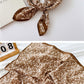 Cotton and linen small square scarf silk scarf women's spring, autumn and summer fashion versatile decorative four-season scarf with neck protection scarf