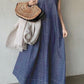 Fashion V-neck Denim Dress