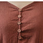 Loose Fake Two-Piece Cotton Linen Dress