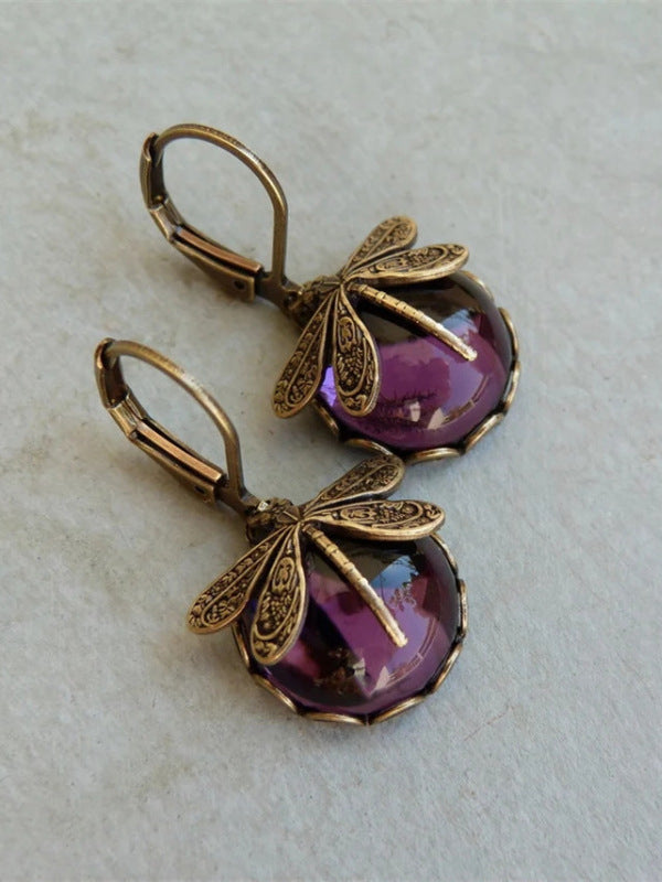 Vintage Dragonfly Earrings