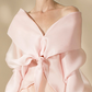 French V-neck Off-the-shoulder Shirt Top