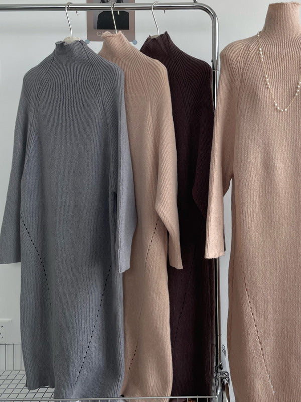 Loose Knitted Sweater Dress
