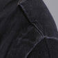 Black Loose Oversized Hooded Mid Length Vest