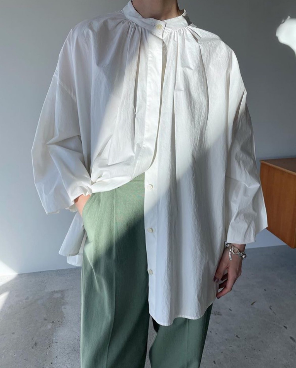 Vintage Puff Sleeve Shirt Top