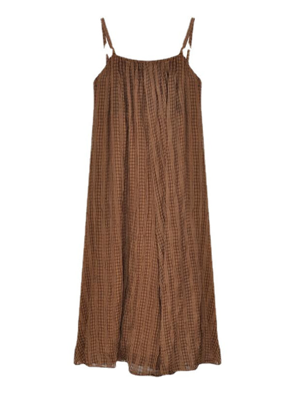 Loose Open Back Maxi Sleeveless Jumpsuits