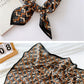 Cotton and linen small square scarf silk scarf women's spring, autumn and summer fashion versatile decorative four-season scarf with neck protection scarf