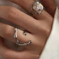 Moonstone Opening Rings Accessories 2 Sets