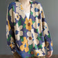 Retro printed long sleeve sweater3