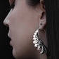 Angel Wings Alloy Feather Earrings