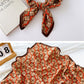 Cotton and linen small square scarf silk scarf women's spring, autumn and summer fashion versatile decorative four-season scarf with neck protection scarf