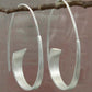 Round Geometric Spiral Earrings
