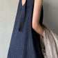 Fashion V-neck Denim Dress
