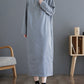 Loose Fashion Cotton Solid Color Dress