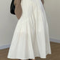 Vintage Wave Ruched High Waist Skirts