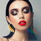 Angel Wings Alloy Feather Earrings