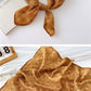 Cotton and linen small square scarf silk scarf women's spring, autumn and summer fashion versatile decorative four-season scarf with neck protection scarf