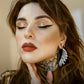 Angel Wings Alloy Feather Earrings