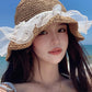 Original Weave Lace Falbala Fisherman Hat