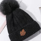 Simple Rabbit Fur Solid Color Knitted Hat