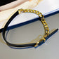 Original Cool Chain Leather Necklace&Bracelet
