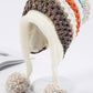 Casual Warm Contrast Color Knitted Hat