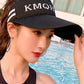 Leisure Letter Print Sun-Protection Empty Top Caps