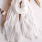 Elk Print Solid Color Simple Silk Shawl&Scarf