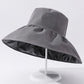 Casual Solid Color Sun-Protection Bucket Hat