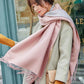 Both-side Warm Tasseled Super Long Scarf