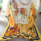 Loose Oversized Dolman Sleeve Ruffle Print Shirt Top