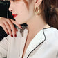 Simple Normcore Irregular Geometry Alloy Earrings