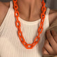 Simple Punk Solid Color Geometric Necklaces