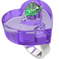 Double Layer Heart Zircon Ring
