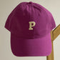 Sports Solid Color Letter Applique Baseball Cap