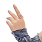 Original Irregular Star Shape Open Ring
